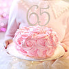 65 Cake Topper - Rose Gold