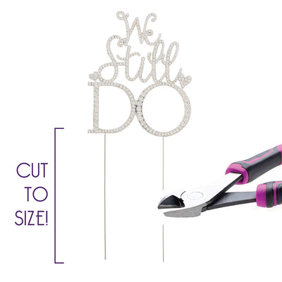 We Still Do Anniversary Cake Topper - Silver