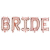 BRIDE Letter Balloons - 35 Inch Rose Gold