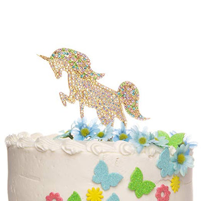 Unicorn Cake Topper - Gold