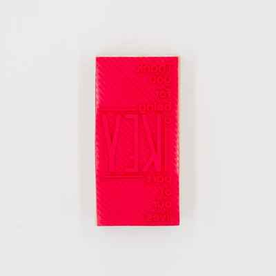 Wooden Rubber Stamp - Thank You Modern