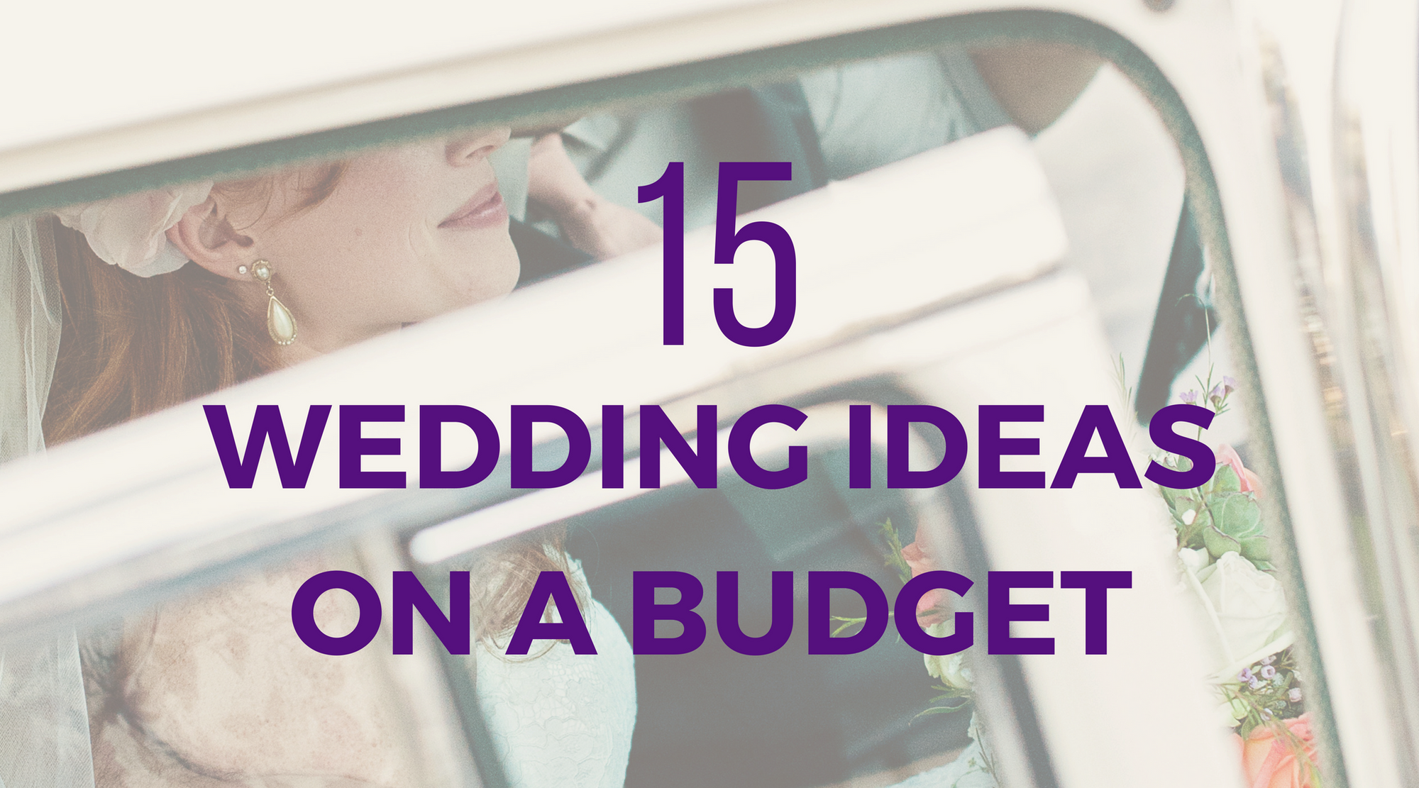 15 Simple and Elegant DIY Wedding Ideas on a Budget: Have the extravagant and lavish wedding of your dreams and stay within budget. These days, weddings are trending towards unique, rustic, vintage, country, and simple – perfect for the bride on a budget.