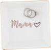 Mama Ring Dish - Square Gold