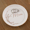 Mom Ring Dish - Round Gold