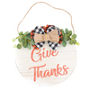 Hanging Door Sign - Thanksgiving - Give Thanks