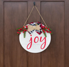 Hanging Door Sign - Christmas - Joy