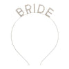 Bride Headband - Silver Rhinestone
