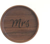 Mrs Wooden Ring Dish - Round