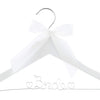 Bride Wedding Dress Hanger - White with Silver