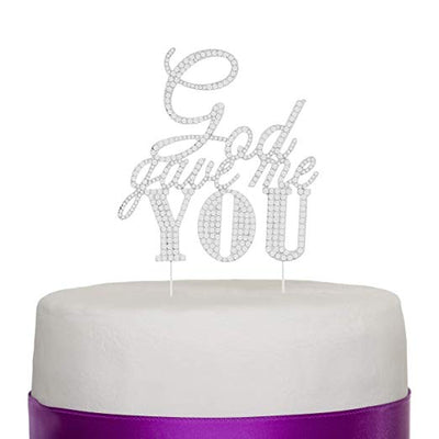 God Gave Me You Cake Topper - Silver