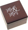 Mr & Mrs Ring Box - Mahogany