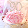 90 Cake Topper - Rose Gold