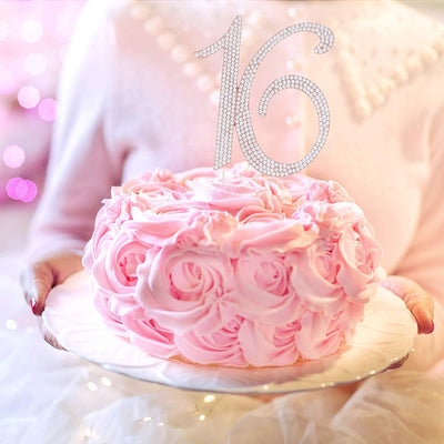 16 Cake Topper - Rose Gold