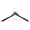 Bride Wedding Dress Hanger - Black with Silver Wire