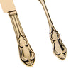 Wedding Cake Knife & Server Set - Elegant Light Gold