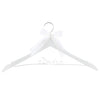 Bride Wedding Dress Hanger - White with Silver