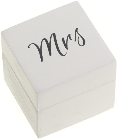 Mr & Mrs Ring Box Set - White and Black
