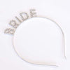 Bride Headband - Silver Rhinestone