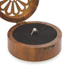 Wood Ring Bearer Box - Round