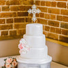 Cross Cake Topper - Elegant Silver