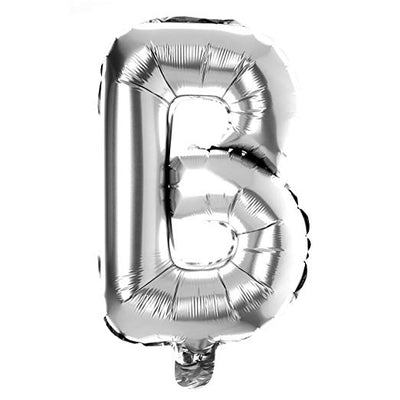 BRIDE Non-Floating Letter Balloons - 13 Inch Silver