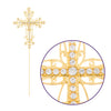 Cross Cake Topper - Gold