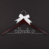 Bride Wedding Dress Hanger - Mahogany