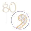 80 Cake Topper - Gold