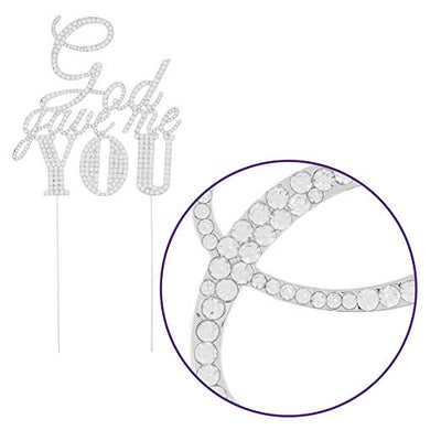 God Gave Me You Cake Topper - Silver