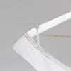 Bride Wedding Dress Hanger - White with Light Gold