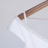 Bride Wedding Dress Hanger - Antique Brown with Rose Gold Wire