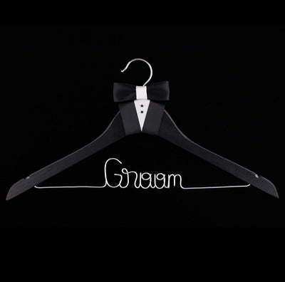 Bride and Groom Hanger Set