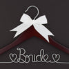 Bride Wedding Dress Hanger - Mahogany