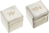 Mr & Mrs Ring Box Set - Antique White