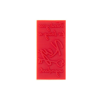Wooden Rubber Stamp - Key Ingredient