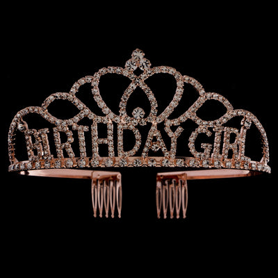 Birthday Girl Tiara - Rose Gold
