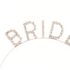 Bride Headband - Rose Gold Rhinestone