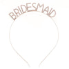 Bridesmaid Headband - Gold Rhinestone