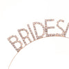 Bridesmaid Headband - Gold Rhinestone