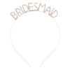 Bridesmaid Headband - Rose Gold Rhinestone