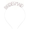 Bridesmaid Headband - Silver Rhinestone