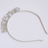 Bridesmaid Headband - Silver Rhinestone